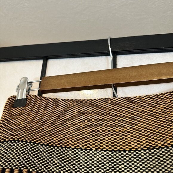 BURBERRY PRORSUM Runway SS12 Striped High Rise Pencil Tweed Knit Skirt Size S - Picture 7 of 13